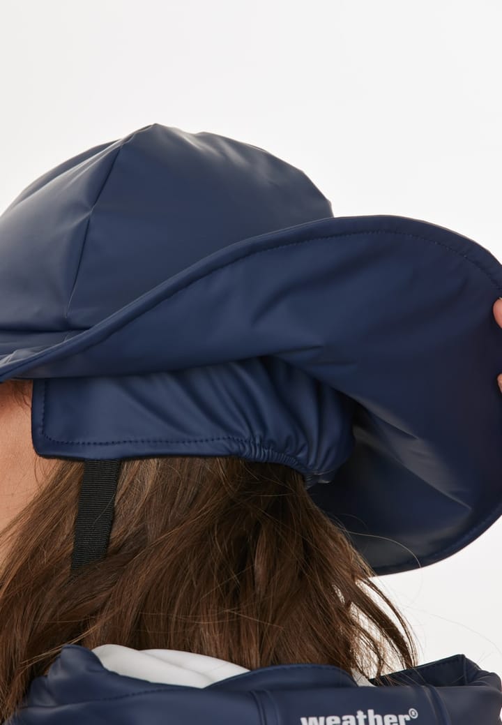 Weather Report Darby Unisex Pu Rain Hat Navy Blazer