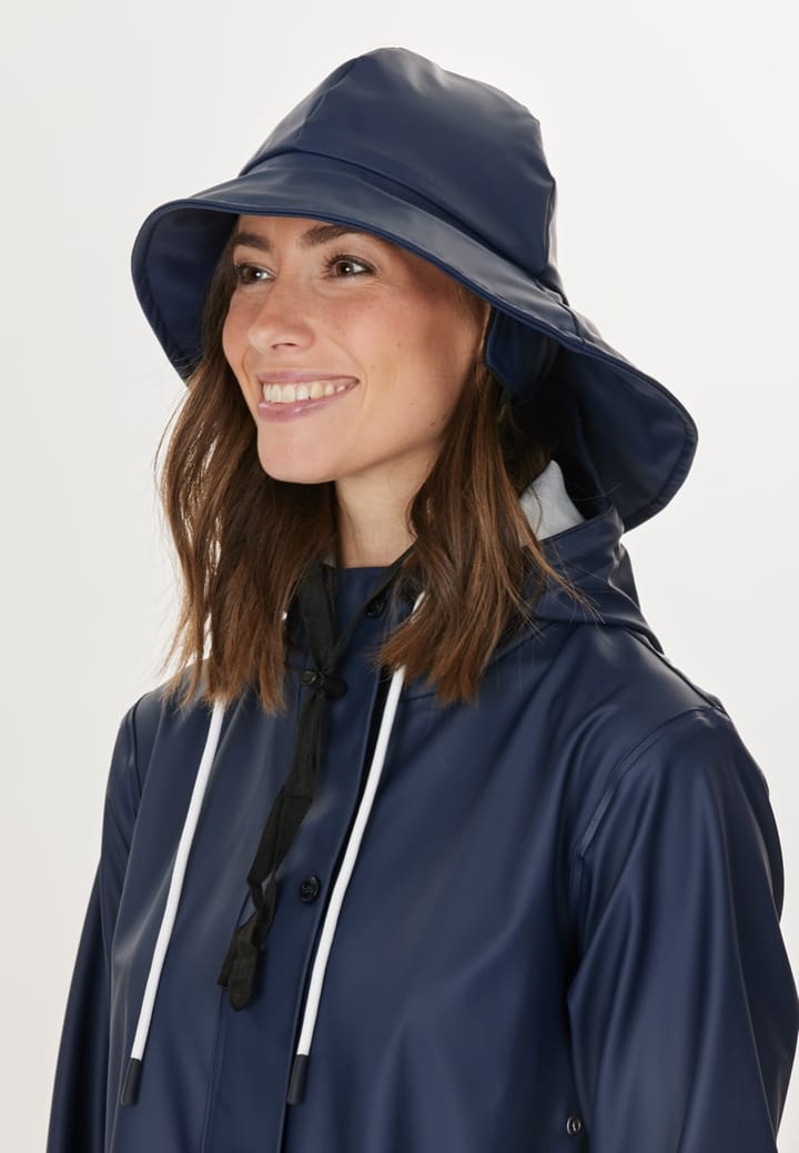 Weather Report Darby Unisex Pu Rain Hat Navy Blazer Weather Report