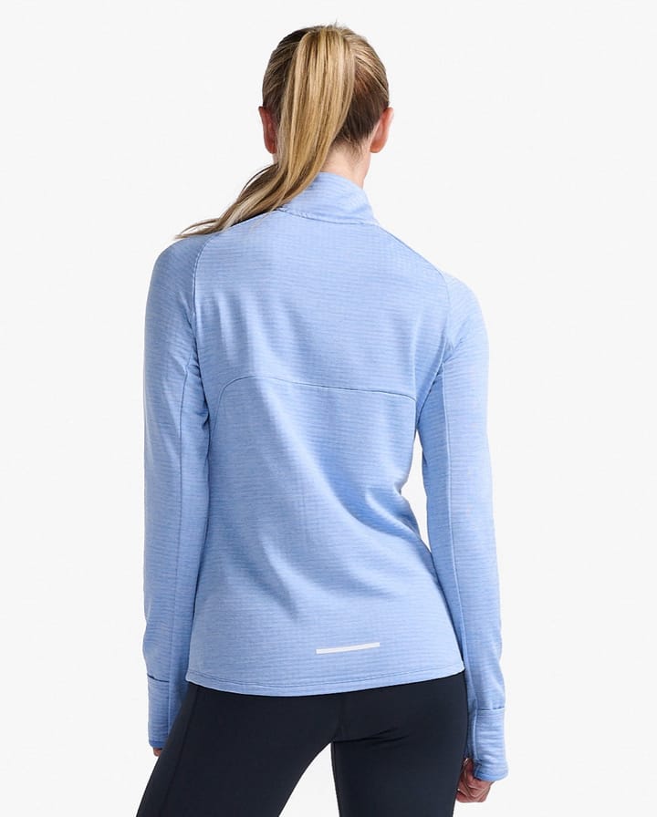 2XU Women's Ignition 1/4 Zip Hydrangea/White Reflective 2XU 2XU Women's Ignition 1/4 Zip Hydrangea/White Reflective 2XU