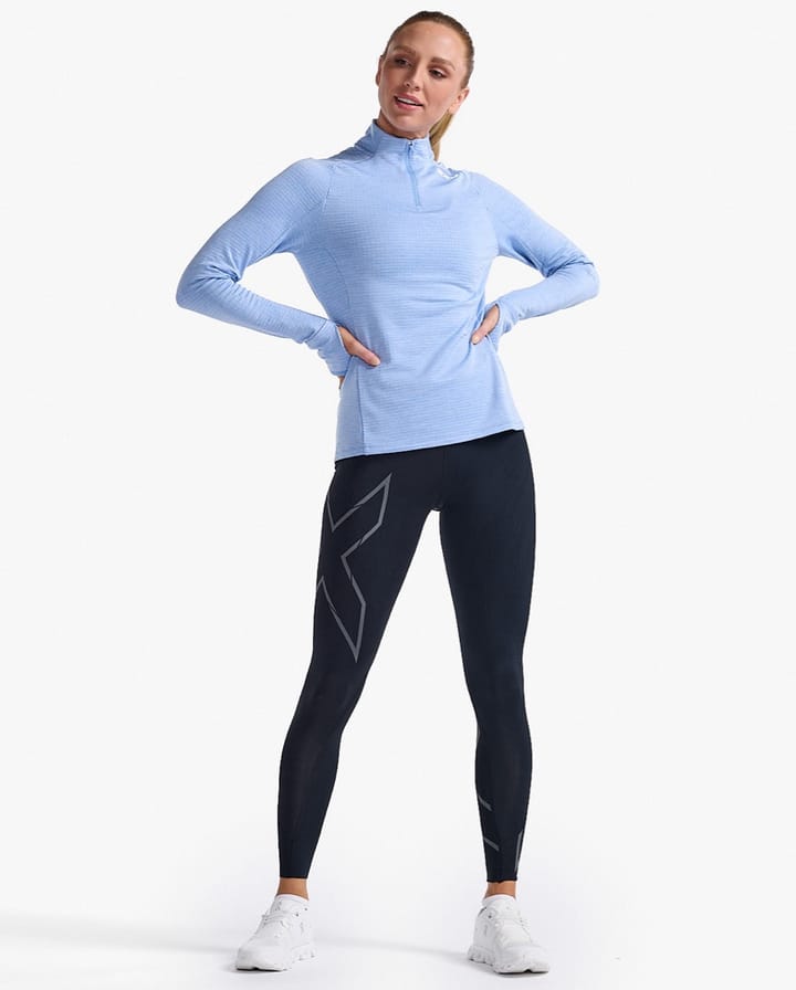 2XU Women's Ignition 1/4 Zip Hydrangea/White Reflective 2XU 2XU Women's Ignition 1/4 Zip Hydrangea/White Reflective 2XU
