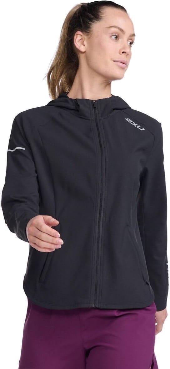 2XU W's Aero Jacket Black/Silver Reflective 2XU