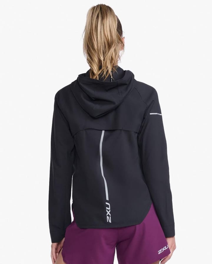 2XU Women's Aero Jacket Black/Silver Reflective 2XU