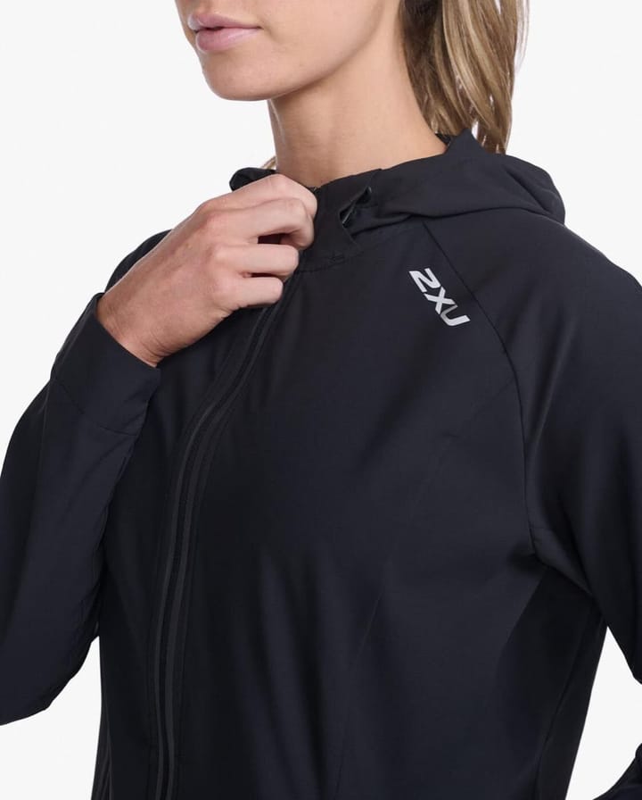 2XU Women's Aero Jacket Black/Silver Reflective 2XU
