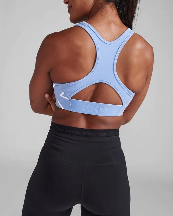 2XU Motion Racerback Bra Hydrangea/White 2XU 2XU Motion Racerback Bra Hydrangea/White 2XU