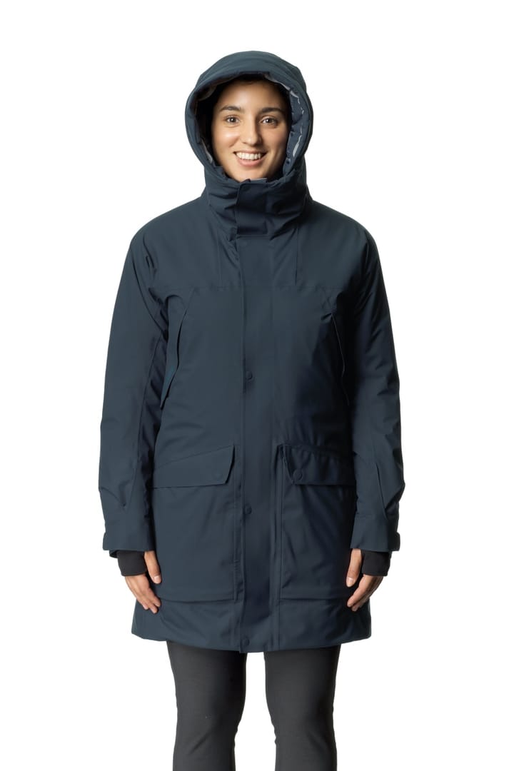 Houdini W's Fall In Parka Blue Illusion Houdini Sportswear Houdini W's Fall In Parka Blue Illusion Houdini Sportswear