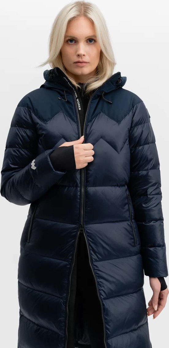 Mountain Works Women's Cocoon Down Coat Navy | Buy Mountain Works