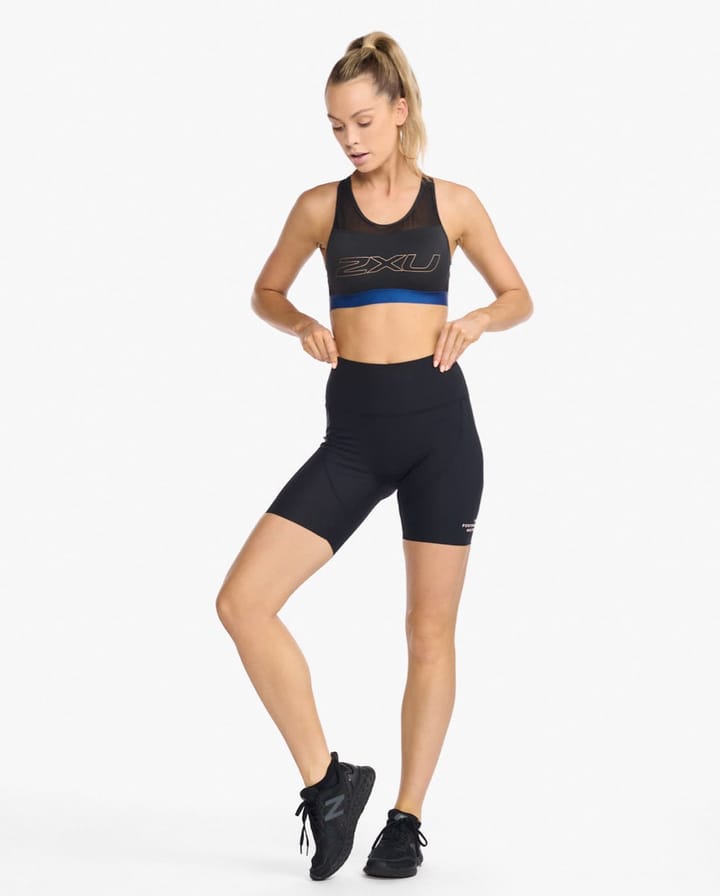 2XU Aero 7 Inch Tri Short Black/Peach Whip 2XU 2XU Aero 7 Inch Tri Short Black/Peach Whip 2XU