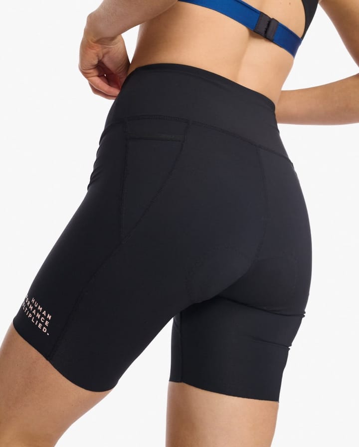 2XU Aero 7 Inch Tri Short Black/Peach Whip 2XU 2XU Aero 7 Inch Tri Short Black/Peach Whip 2XU