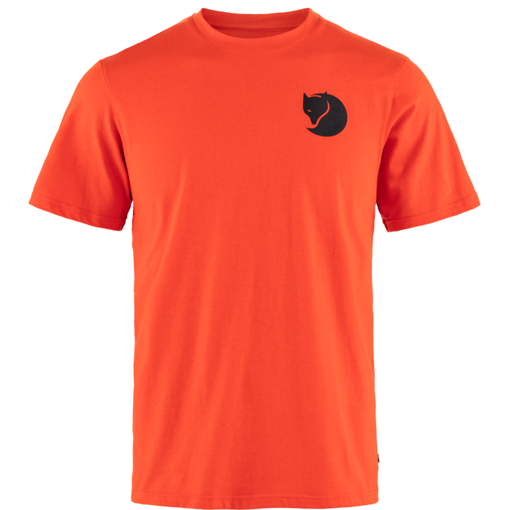 Fjällräven Men's Walk With Nature T-Shirt Flame Orange Fjällräven