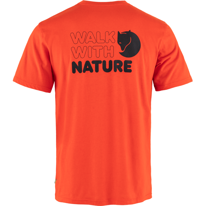 Fjällräven Walk With Nature T-Shirt M Flame Orange Fjällräven