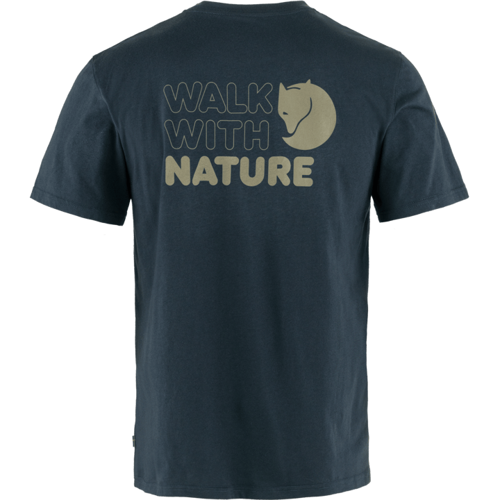 Fjällräven Men's Walk With Nature T-Shirt Dark Navy Fjällräven
