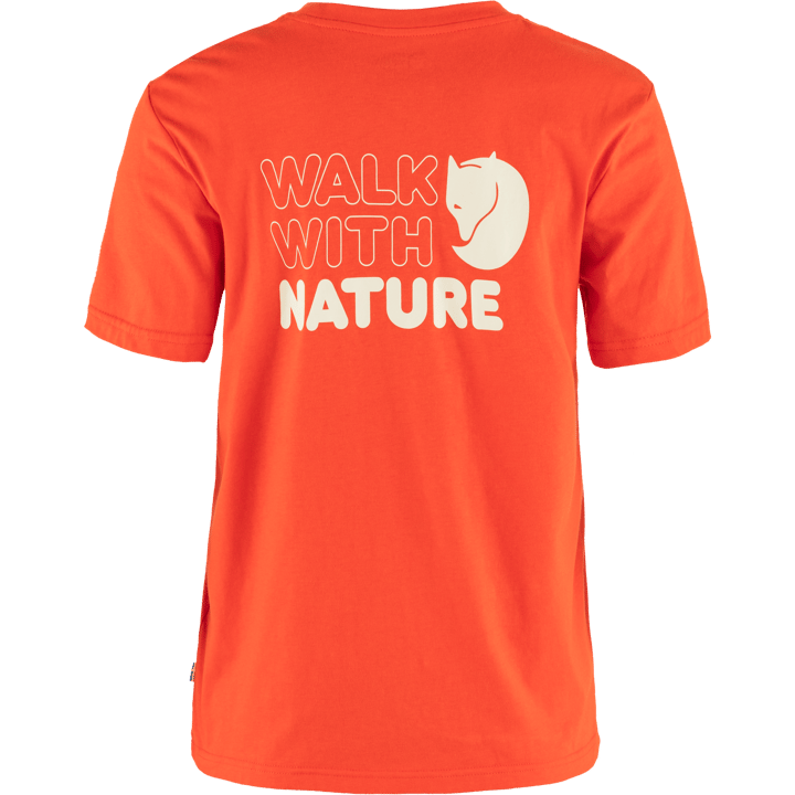Fjällräven Women's Walk With Nature T-Shirt Flame Orange Fjällräven