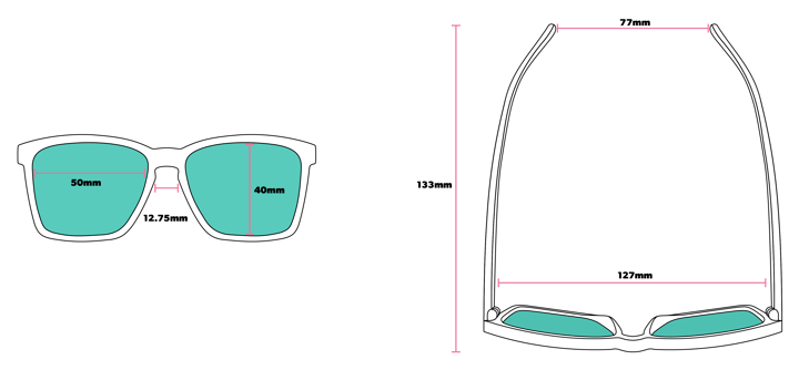 Goodr Sunglasses Middle Seat Advantage NoColour Goodr Sunglasses