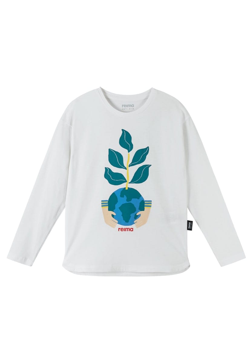 Reima Long Sleeve T-Shirt, Inisi Anti-Bite Off White
