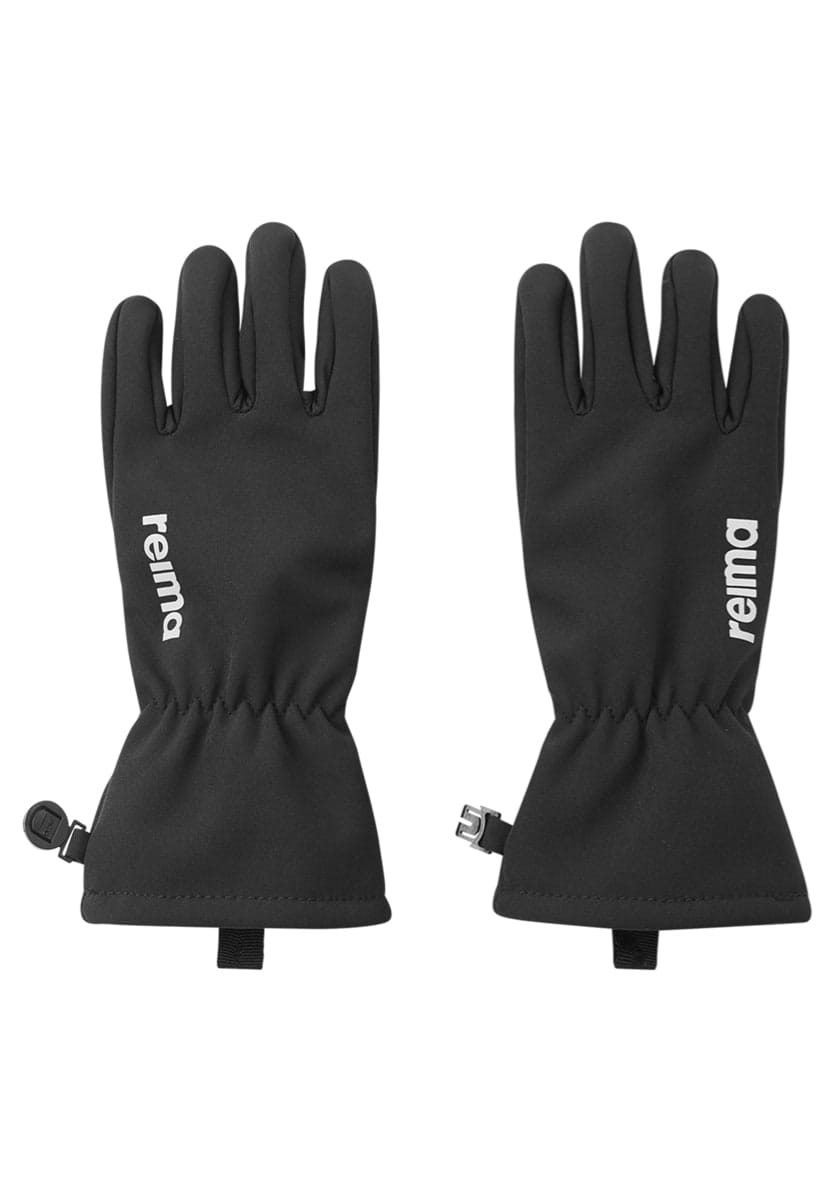Reima Softshell Gloves, Tehden Black