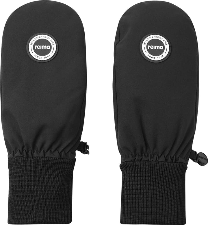 Reima Kids' Reimatec Mittens Rukas Black Reima Reima Kids' Reimatec Mittens Rukas Black Reima