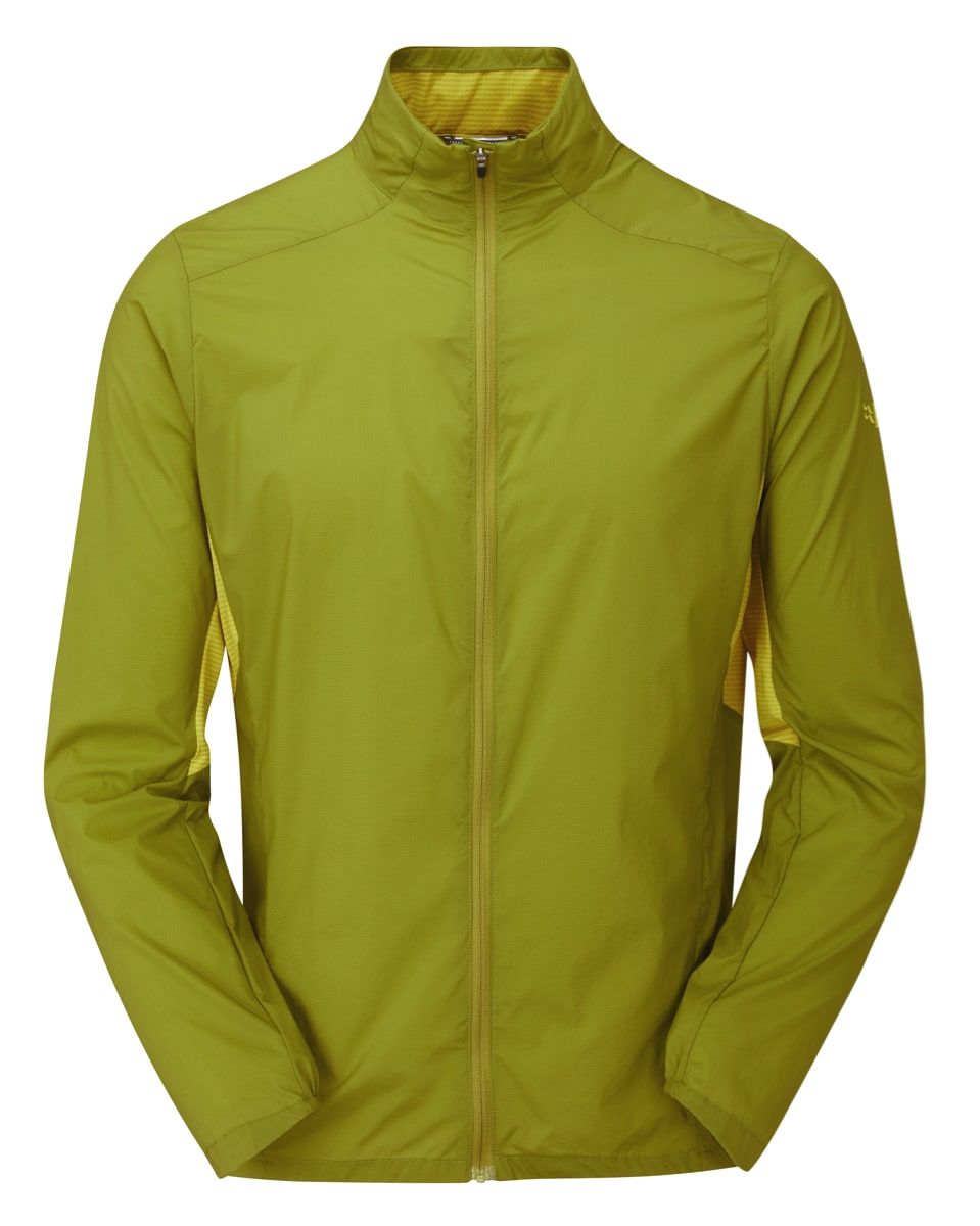 Rab Windveil Jacket Aspen Green/Zest Fjellsport.no