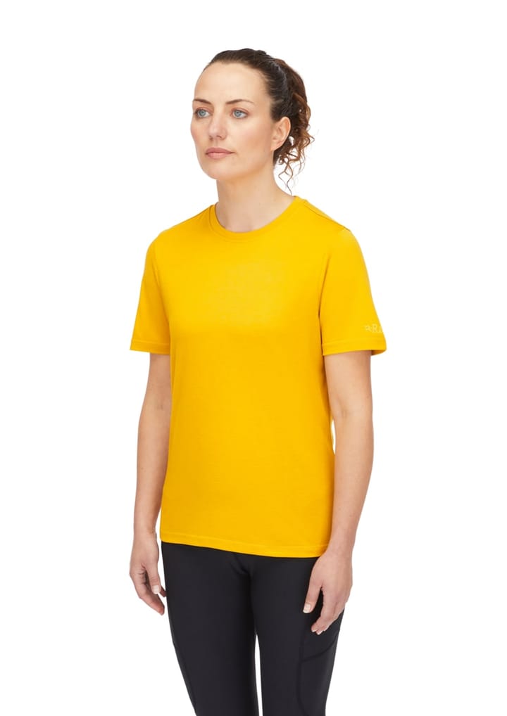 Rab Crimp Logo Tee Wmns Sahara Rab