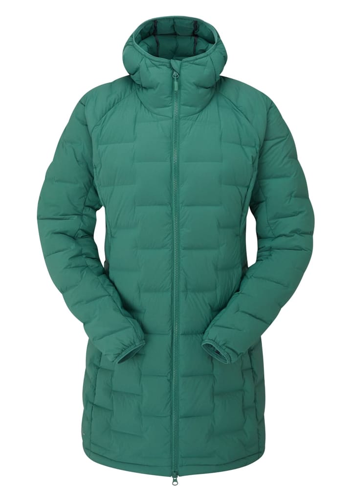 Rab Cubit Stretch Down Parka Wmns Green Slate Rab