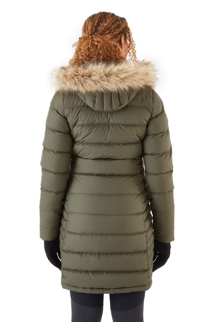 Rab Women's Deep Cover Down Parka Army Rab