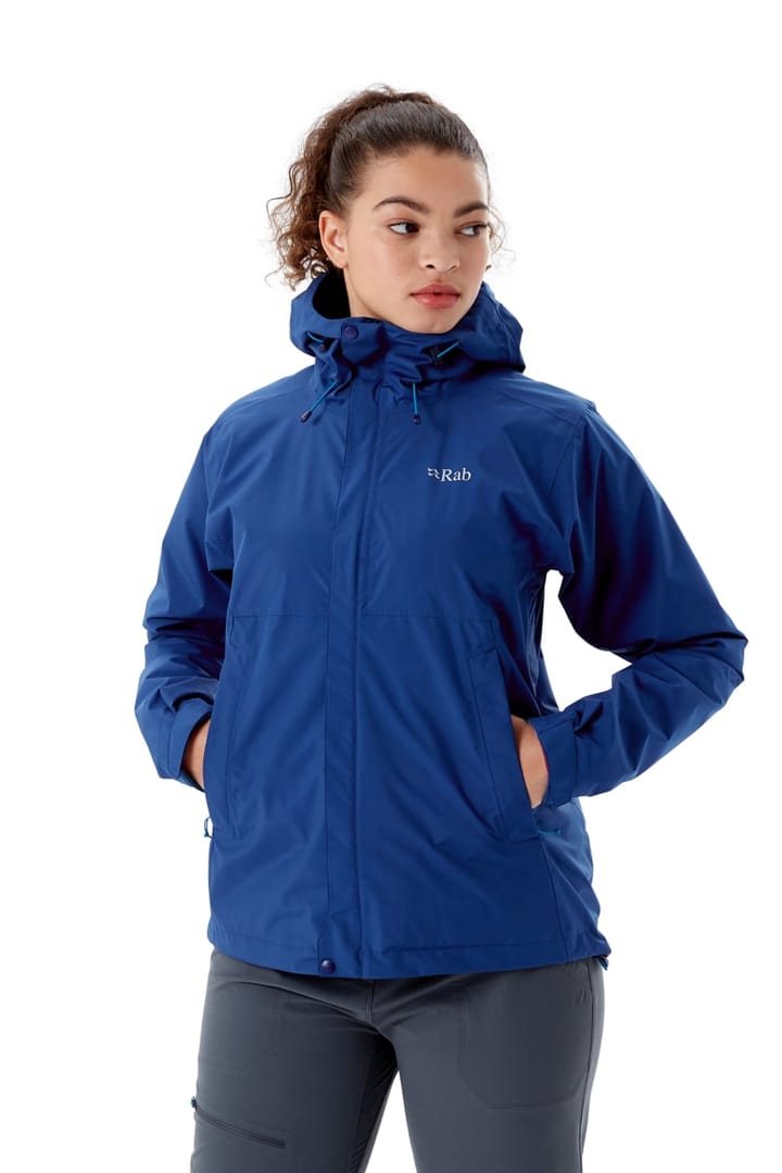 Rab Downpour Eco Jacket Wmns Nightfall Blue Rab