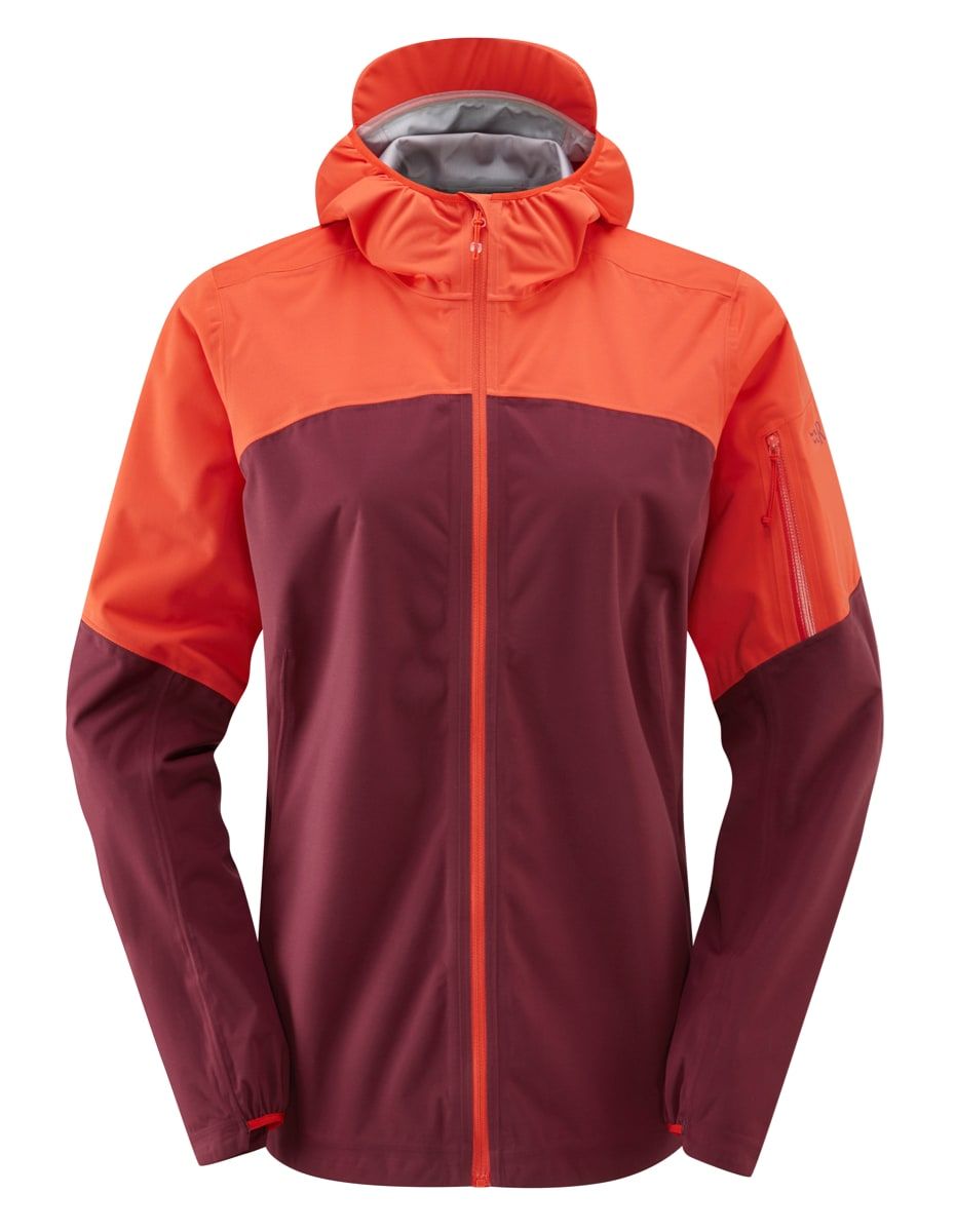 Rab Kinetic Ultra Jacket Wmns Red Grapefruit/Deep Heather