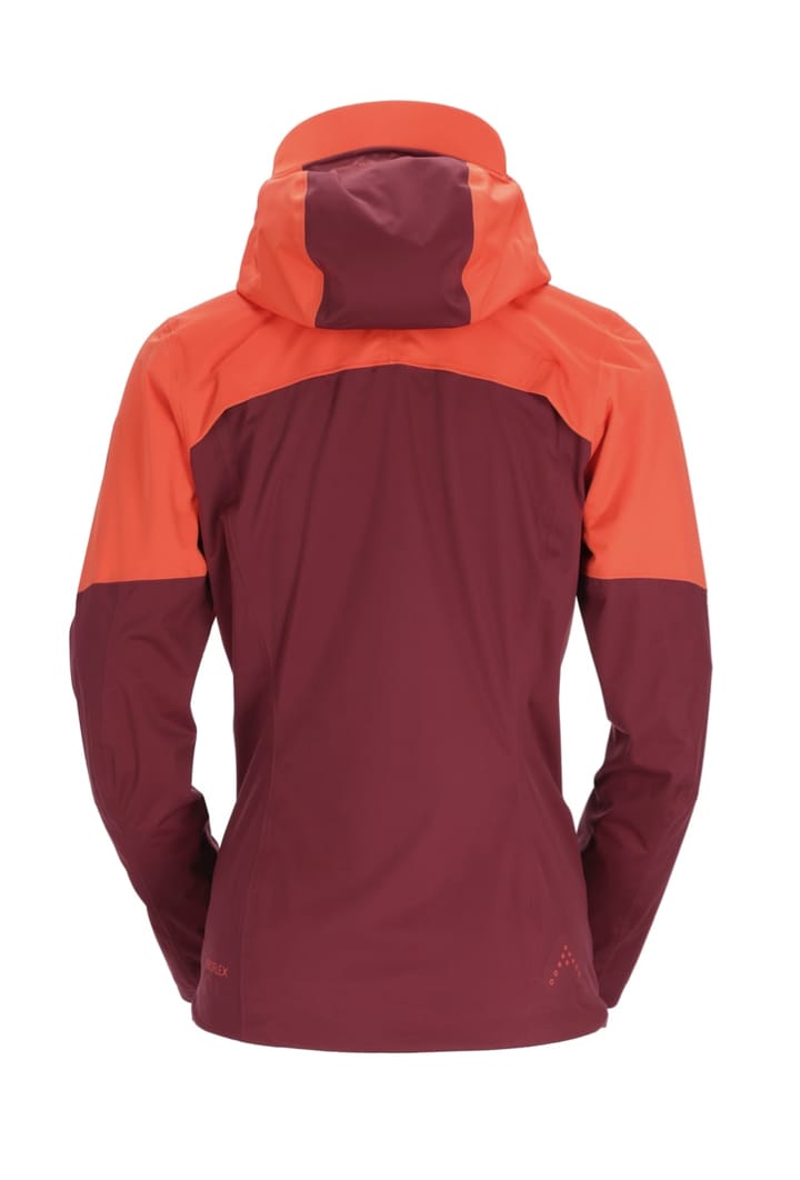 Rab Kinetic Ultra Jacket Wmns Red Grapefruit/Deep Heather Rab