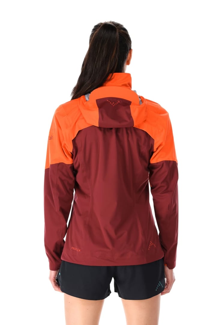 Rab Kinetic Ultra Jacket Wmns Red Grapefruit/Deep Heather Rab