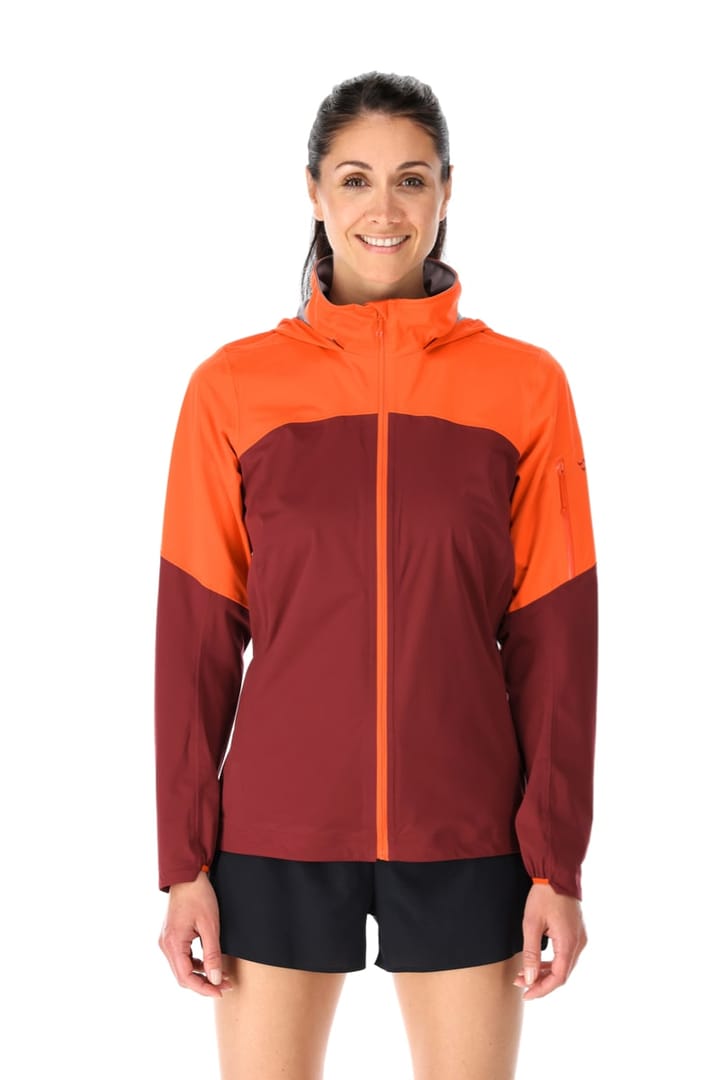 Rab Kinetic Ultra Jacket Wmns Red Grapefruit/Deep Heather Rab