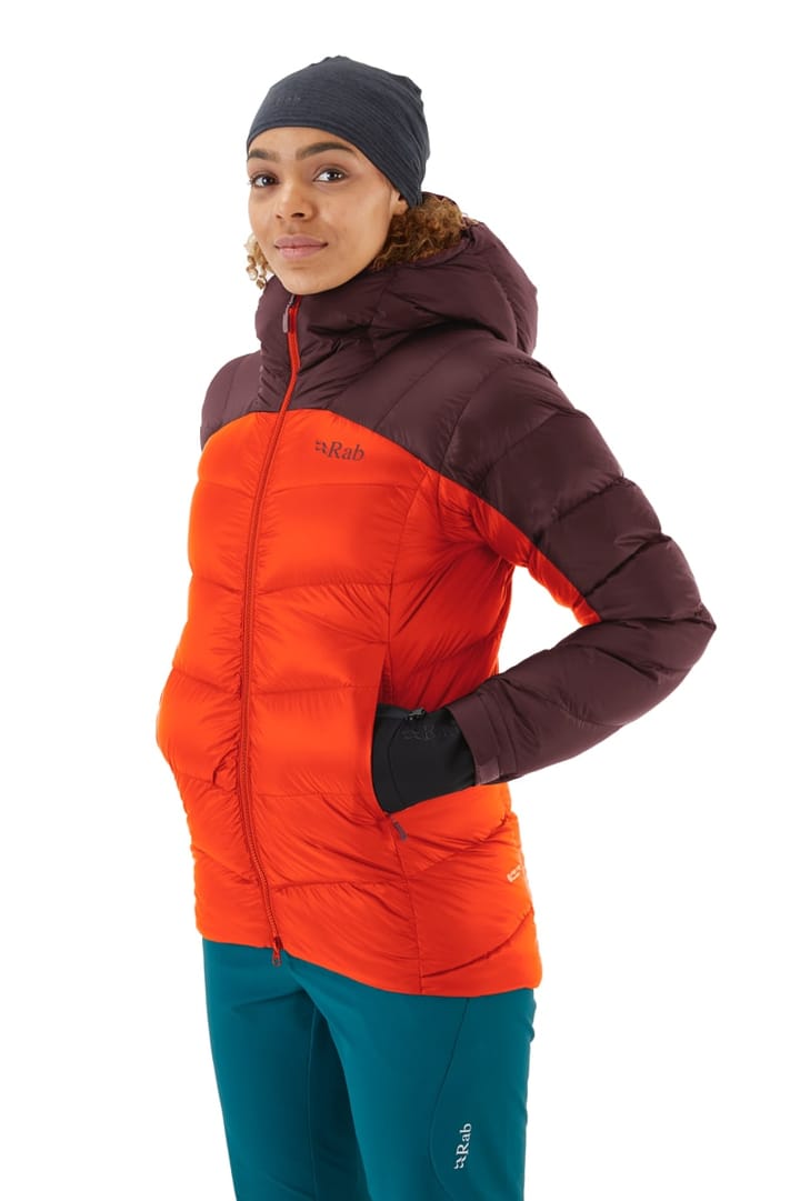 Rab Neutrino Pro Jacket Wmns Deep Heather/Red Grapefruit Rab