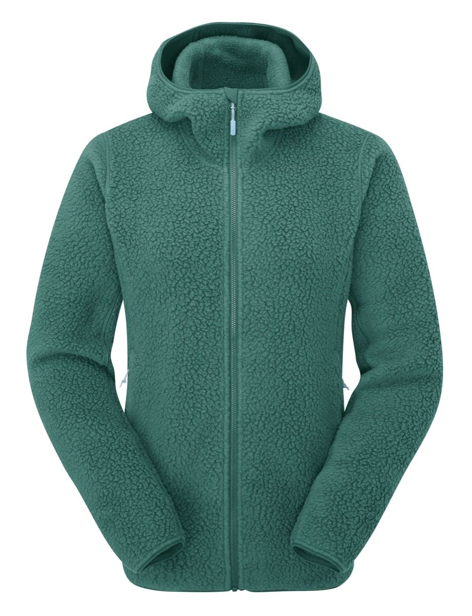 Rab Shearling Hoody Wmns Eucalyptus