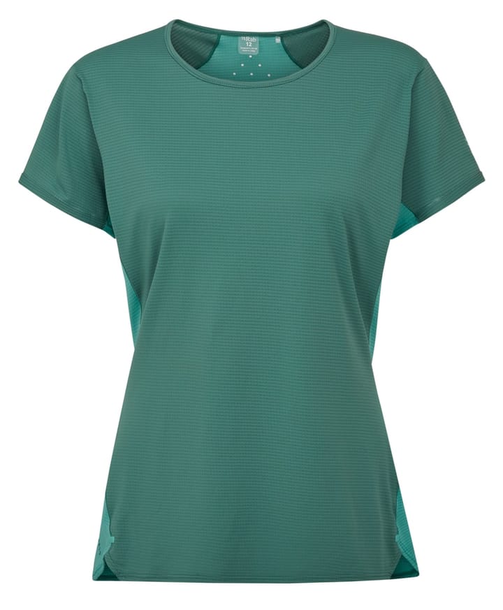 Rab Sonic Ultra Tee Wmns Eucalyptus/Glacier Blue Rab