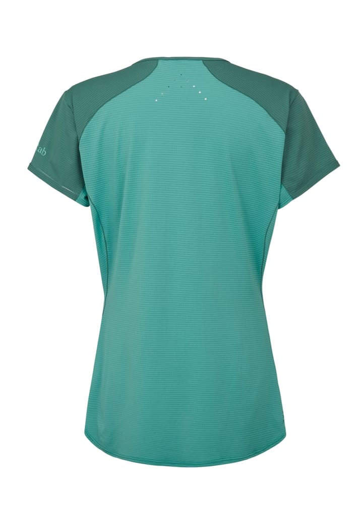 Rab Sonic Ultra Tee Wmns Eucalyptus/Glacier Blue Rab