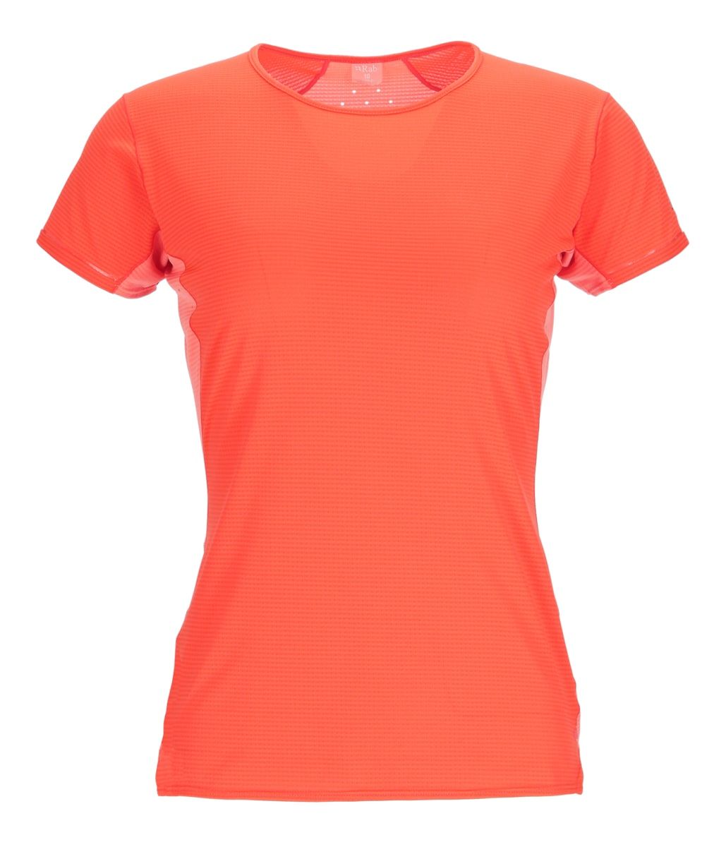 Rab Sonic Ultra Tee Wmns Red Grapefruit/Reef