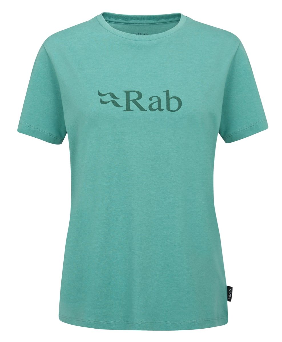 Rab Tuku Logo Tee Wmns Glacier Blue