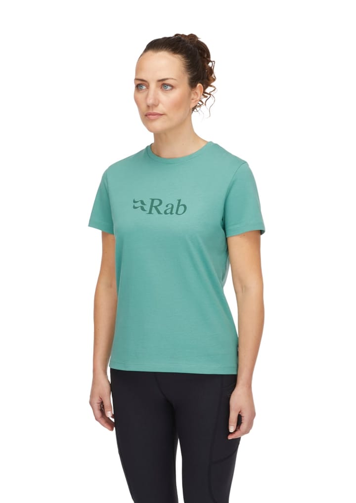 Rab Tuku Logo Tee Wmns Glacier Blue Rab