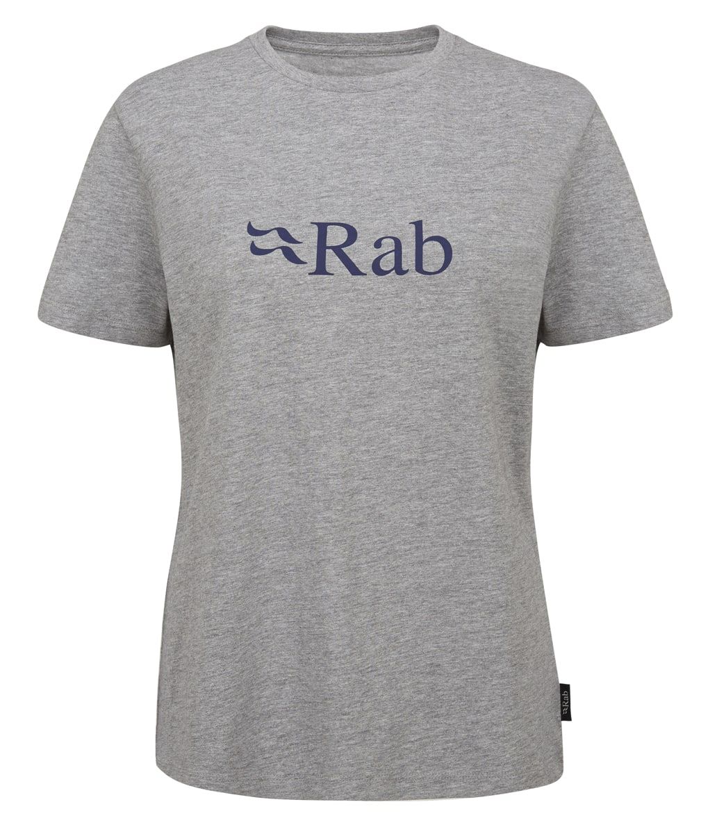 Rab Tuku Logo Tee Wmns Grey Marl