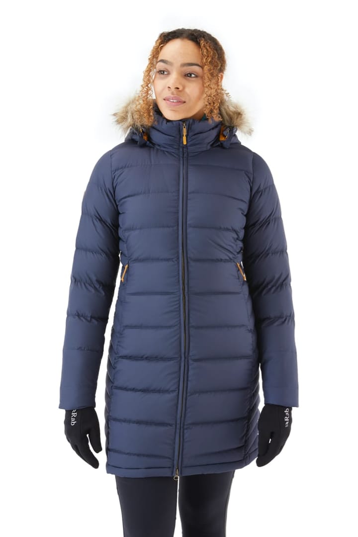 Rab Women's Deep Cover Down Parka Deep Denim Rab