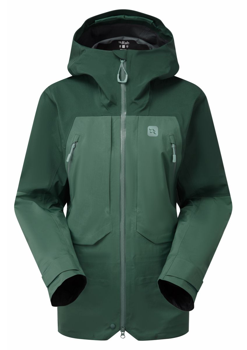 Rab Khroma Converge Jacket Wmns Green Slate/Eucalyptus