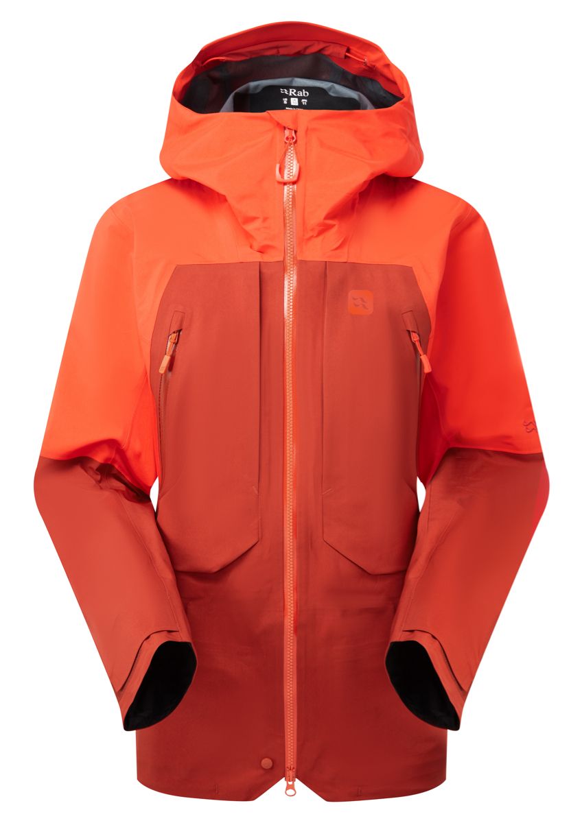 Rab Khroma Converge Jacket Wmns Red Grapefruit/Tuscan Red