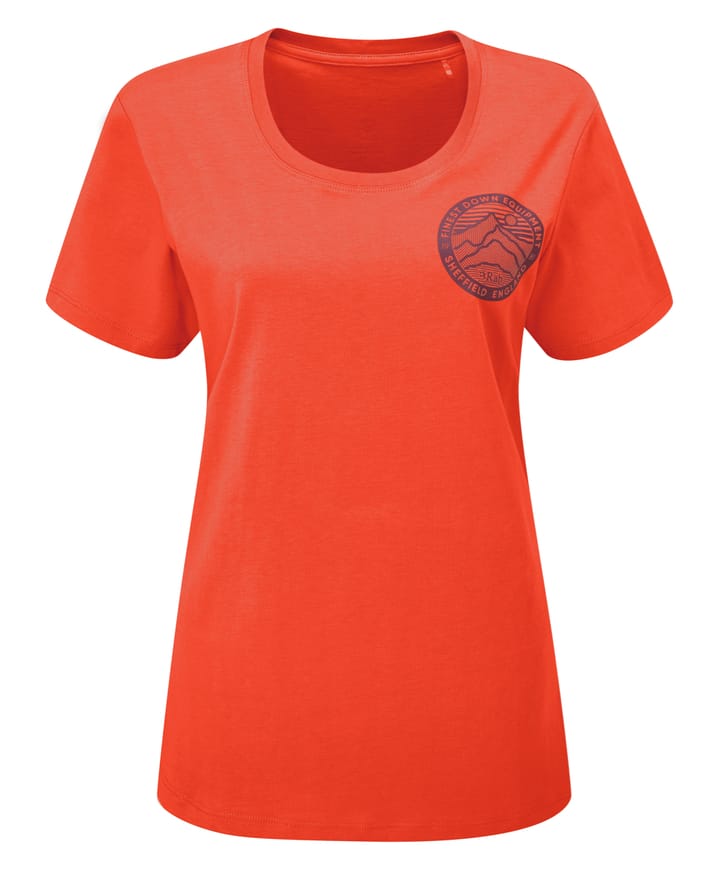 Rab Stance 3 Peaks Tee Wmns Red Grapefruit Rab