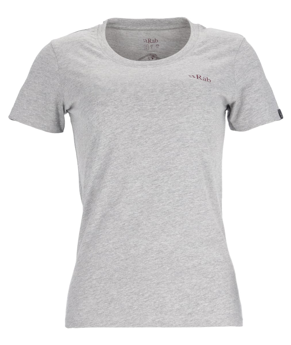Rab Stance Mountain Peak Tee Wmns Grey Marl