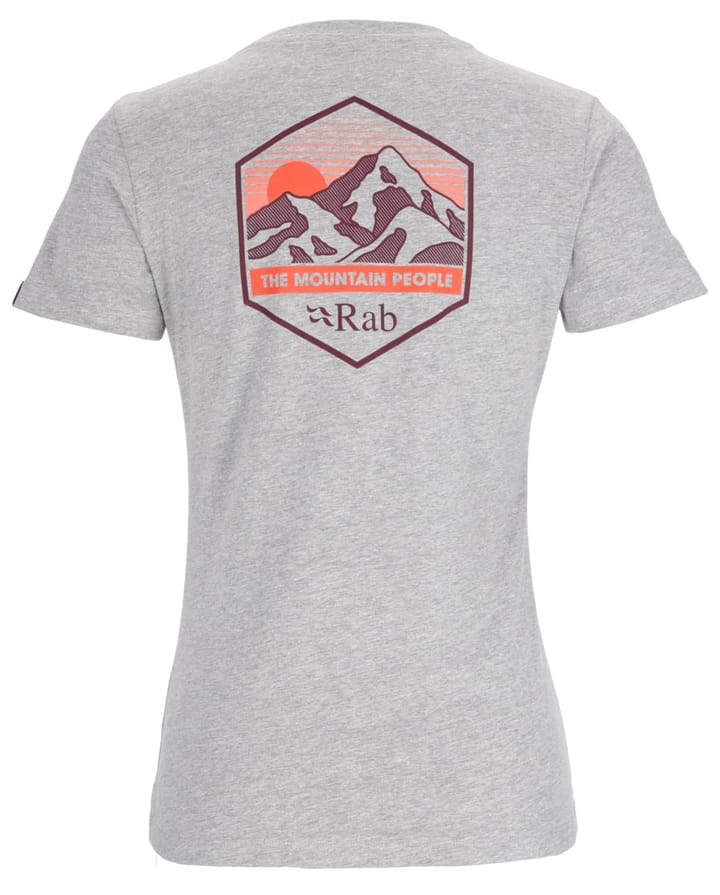 Rab Stance Mountain Peak Tee Wmns Grey Marl Rab