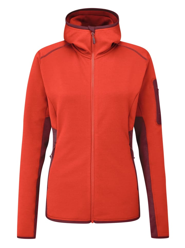 Rab Syncrino Mid Hoody Wmns Red Grapefruit Rab