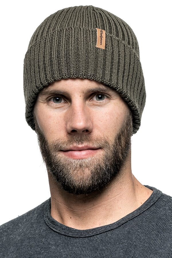 Woolpower Beanie Rib Pine Green Woolpower Woolpower Beanie Rib Pine Green Woolpower