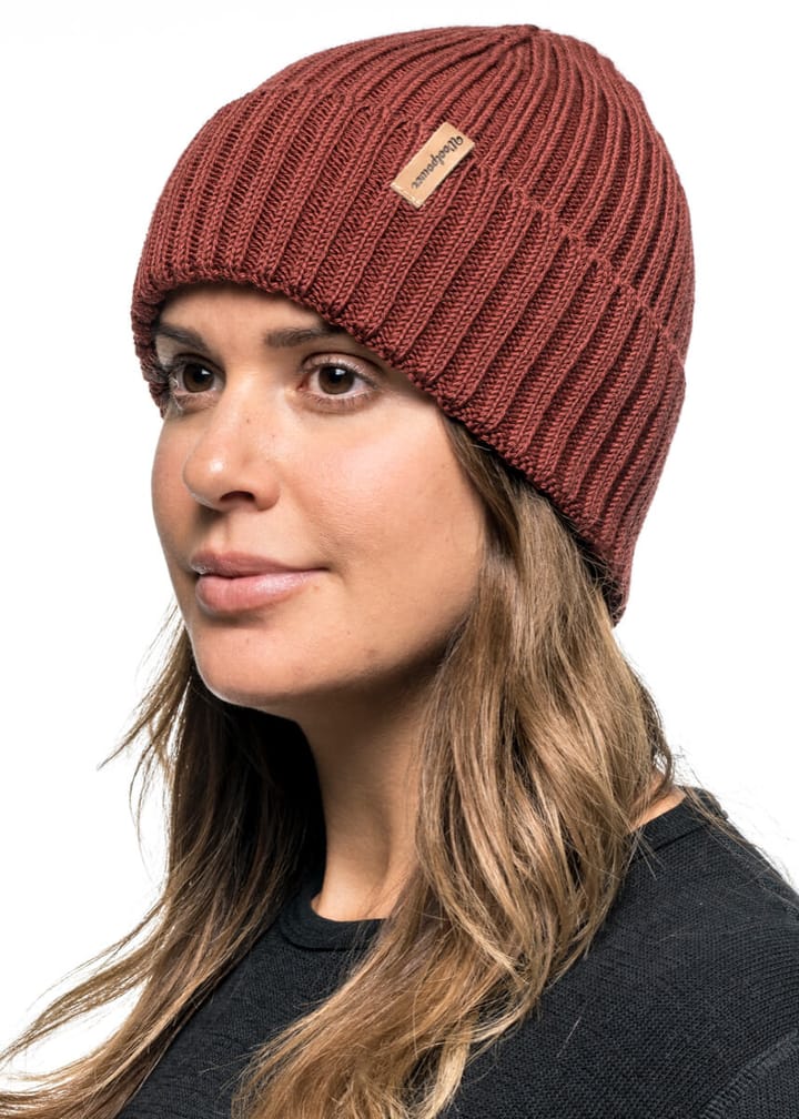 Woolpower Beanie Rib Rust Red Woolpower