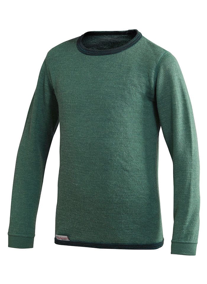 Woolpower Kids Crewneck 200 Lake Green