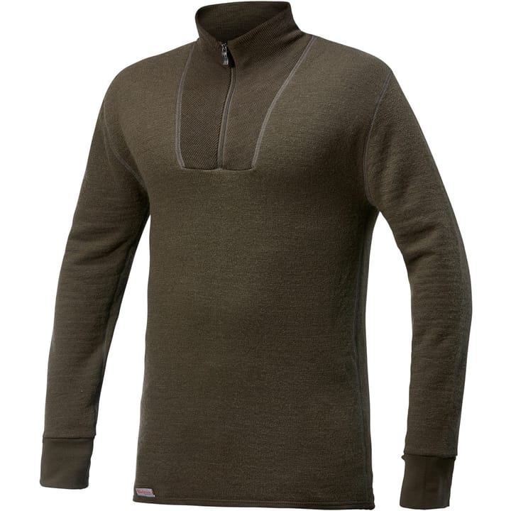 Woolpower Zip Turtleneck 400 Pine Green Woolpower