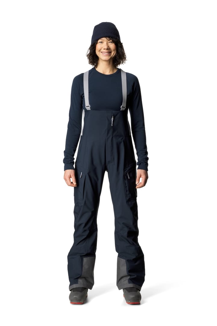 Houdini W's Rollercoaster Bib Pants Blue Illusion Houdini Sportswear