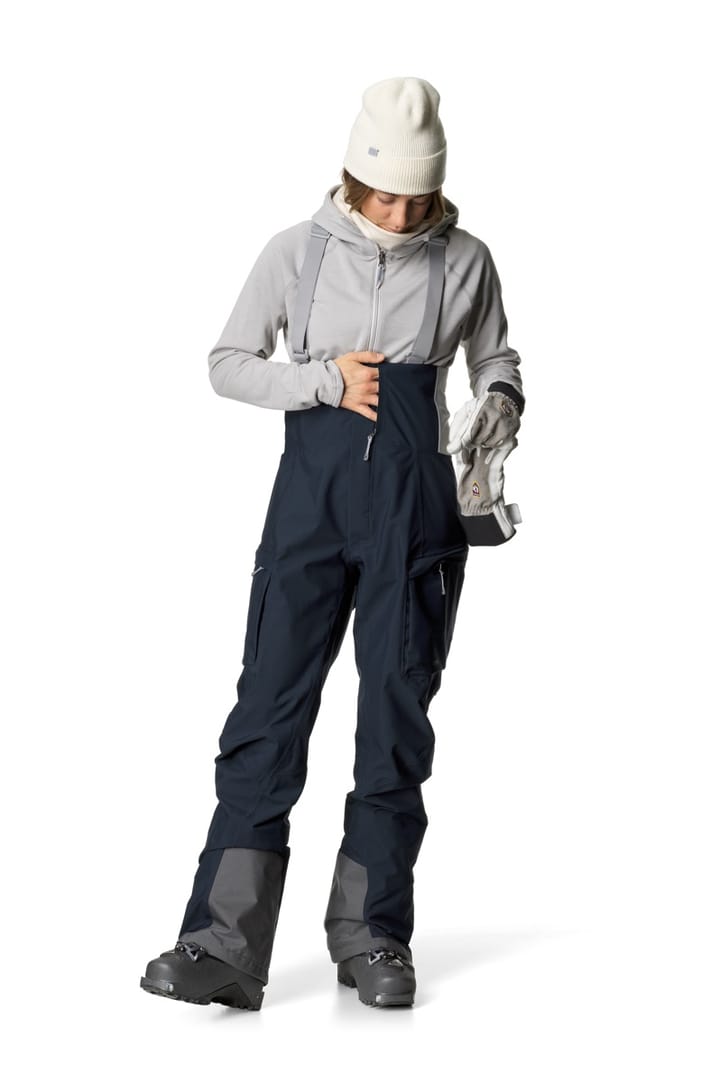 Houdini W's Rollercoaster Bib Pants Blue Illusion Houdini Sportswear Houdini W's Rollercoaster Bib Pants Blue Illusion Houdini Sportswear